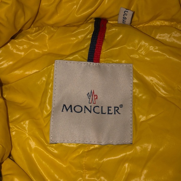 Moncler Jackets & Coats Yellow Moncler Vest Poshmark
